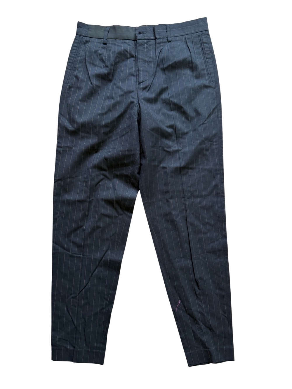 Banana Republic Black Dress Pants with Orange Pinstripes